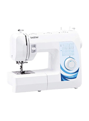 Brother Basic Home Sewing Machine, GS-3700, White/Blue