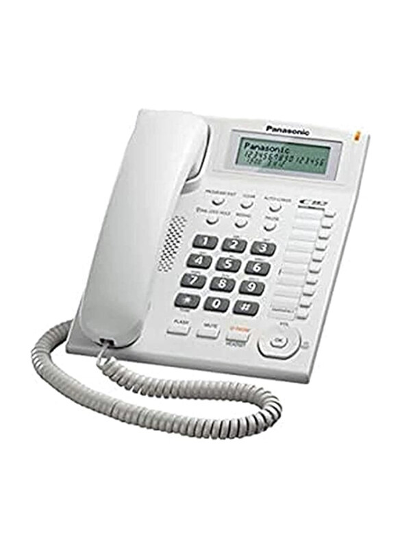 

Panasonic KX-TS880 Integrated Corded Telephone, White