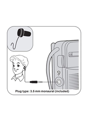 Panasonic Pocket AM/FM Radio, RF-P50, Silver
