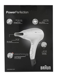 Braun Satin Hair 1 Power Perfection Dryer, White