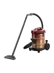 Hitachi Drum Vacuum Cleaner, 2100W, CV950F24CBSWR, Brown/Red