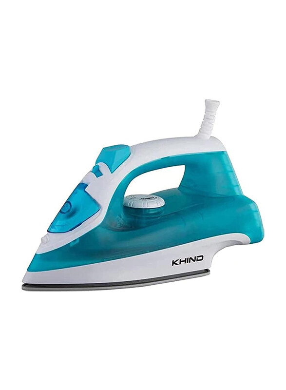 

Khind Steam Iron with Advance Temperature Control, 1600W, White/Blue