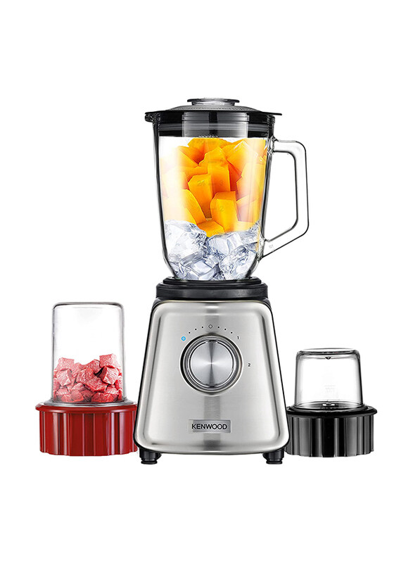 

Kenwood 2L Glass Blender With 1 Multi Mill, 800W, 44.270SS, Black/Steal