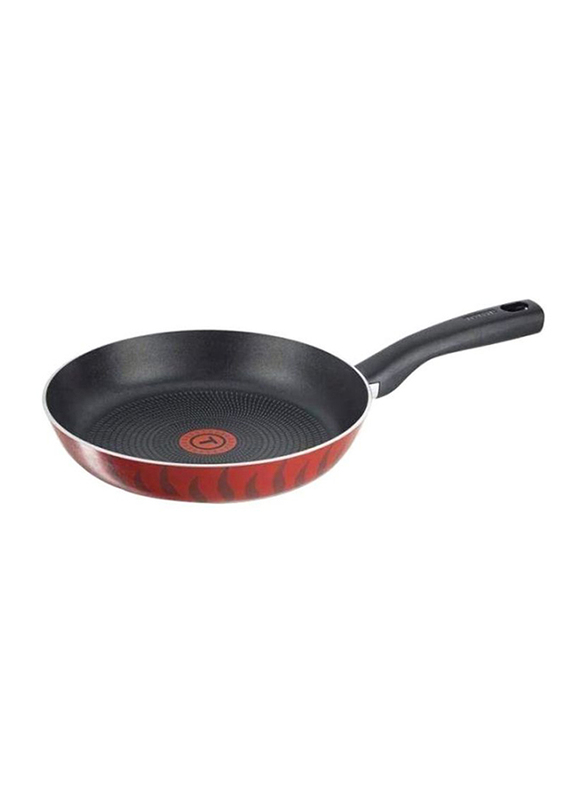 Tefal 26cm Tempo Fry Pan, Red/Black