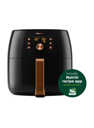 Philips 7.3L Air Fryer, with Smart Sensing Technology, 2000W, HD9863/91, Black/Copper