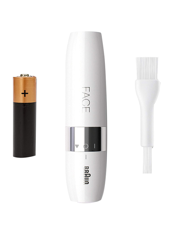 Braun Face Mini Hair Remover with Smart Light, FS1000, White