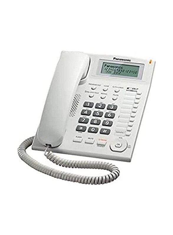 

Panasonic KX-TS880 Integrated Corded Telephone, White