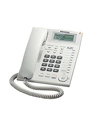 Panasonic KX-TS880 Integrated Corded Telephone, White