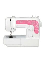 Brother Sewing Machine, JV 1400, White/Pink