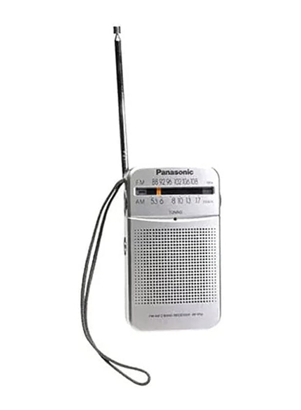 

Panasonic FM/AM Pocket Portable Radio, RFP50, Silver