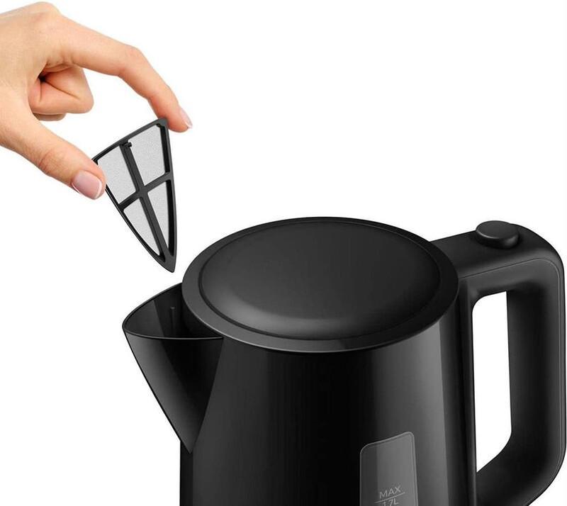 Philips Electric Kettle, 3000 Series, 1850 W, 1.7 litre Family Size, Black, HD9318/21