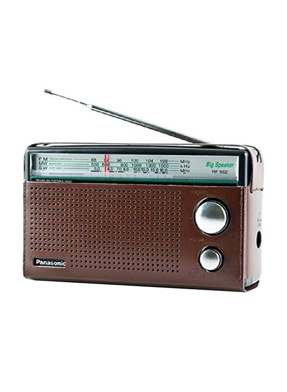

Panasonic Portable Radio, RF-562D, Brown