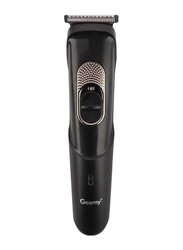 Geemy Professional Rechargeable Hair Trimmer, GM-6583, Black