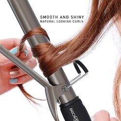 Ikonic Professional Hair Curling Tong, 25mm, CT-25, Gold/Black