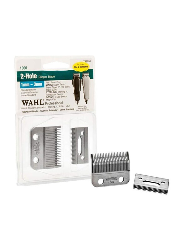 

Wahl Professional 2-Hole Clipper Blade for Men, 1006, Grey
