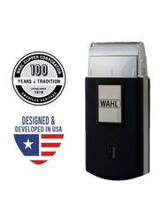 Wahl Portable Travel Shaver, Black/Silver