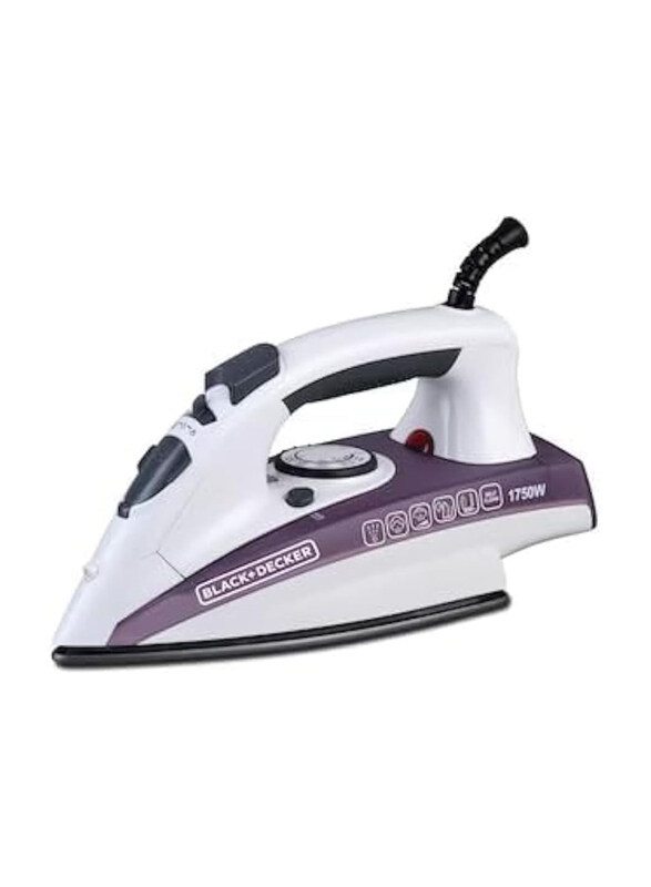 

Black+Decker Steam Iron, 1750W, X1750-B5, Multicolour