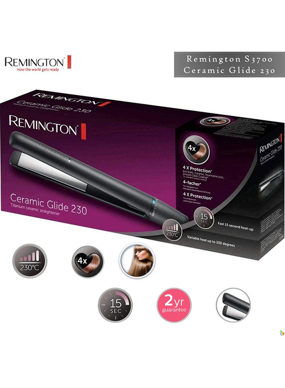 Remington Ceramic Glide 230, S3700, Black