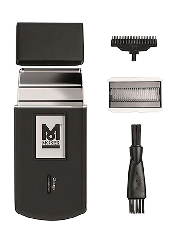 

Moser Rechargeable Shaver, 3615-1327, Black/Silver