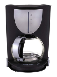 Black+Decker Electric 12 Cup Coffee Maker, 1050W, DCM 80, Black