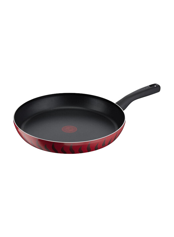 

Tefal 32cm G6 Tempo Flame Aluminium Frypan, C3040883, Red