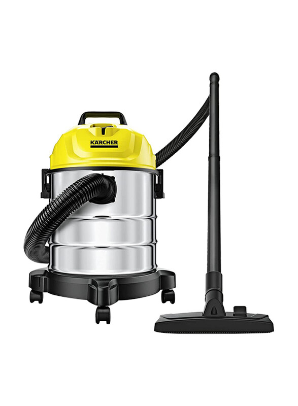 

Karcher Classic KAP MultiPurpose Cordless Drum Vacuum Cleaner, 1300W, WD1S -1, Yellow/Black