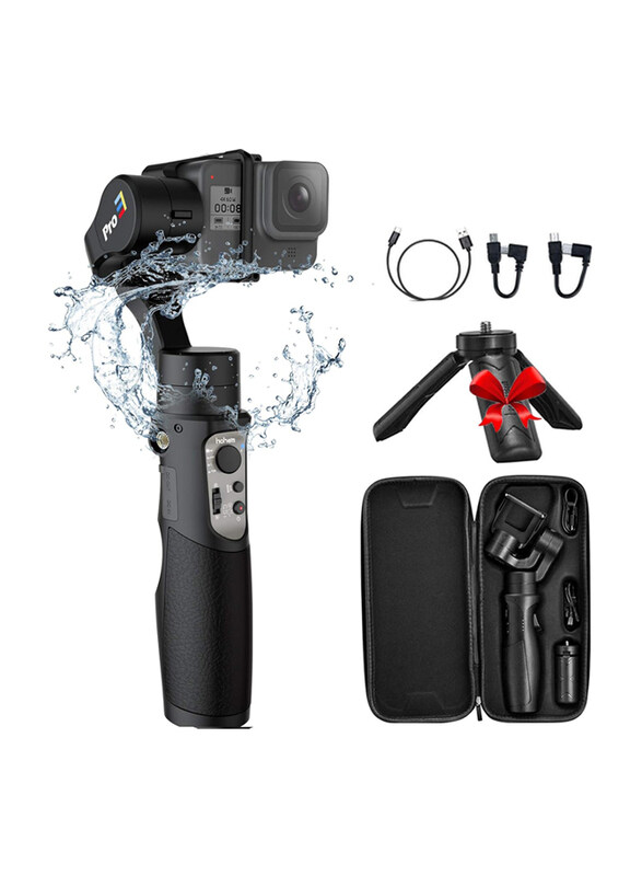 

Multiple Hohem iSteady Pro 3 3-Axis Gimbal Stabilizer for Gopro 8/7/6/5/4, Osmo Action Cameras, Support WiFi & Cable Control, IPX4Splash Proof (2020 New Versio