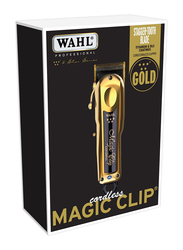 Wahl Professional Barbers and Stylists Magic Clip Hair Clipper, Black/Gold