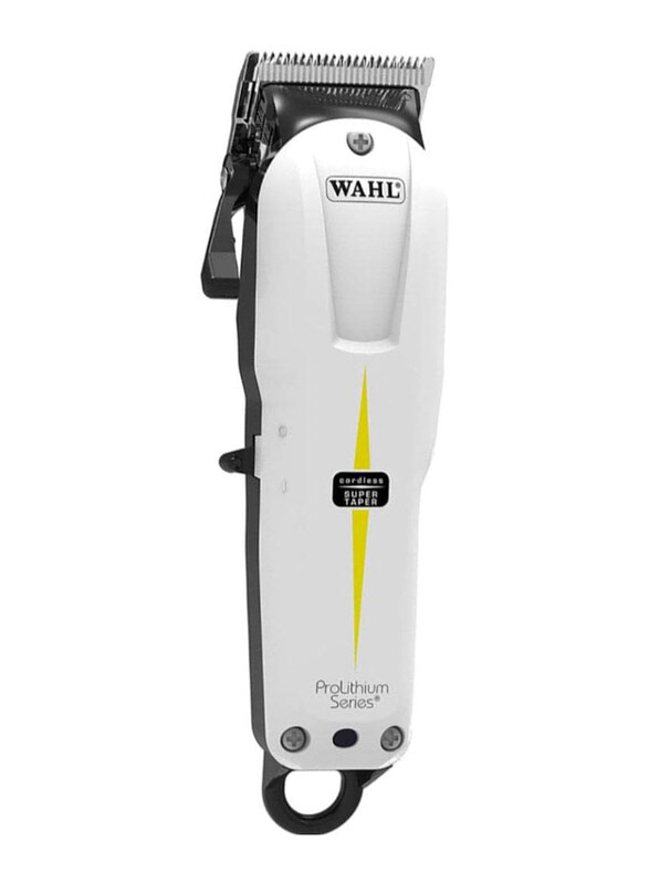

Wahl Super Taper Cordless Prolithium Series Trimmer, 08591-036, White/Black