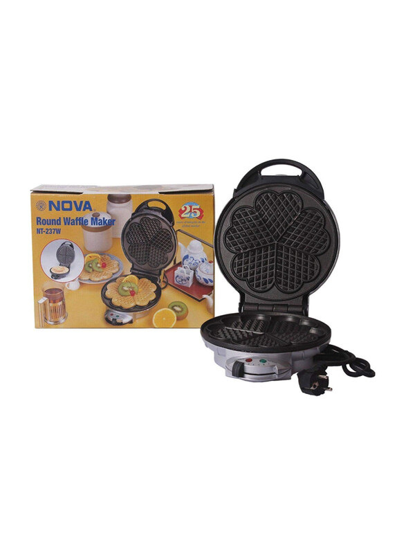 

Nova Heart Shaped Waffle Maker, NT-237W, Black