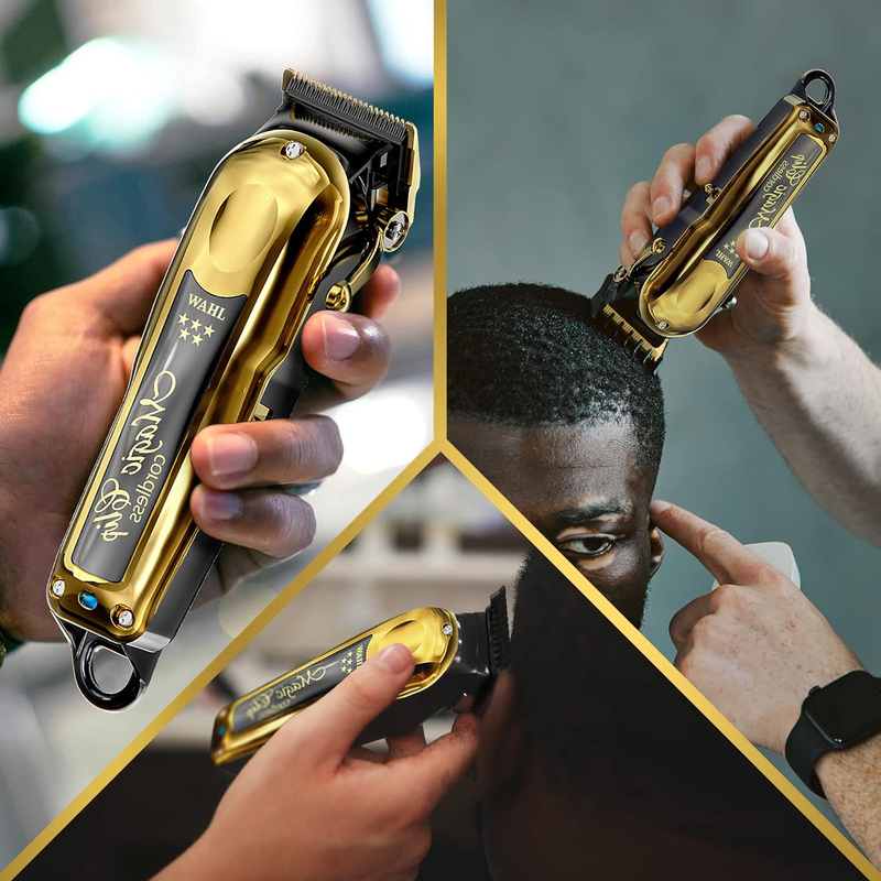 Wahl Professional Cordless Magic Clip Hair Clippers, Gold/Black