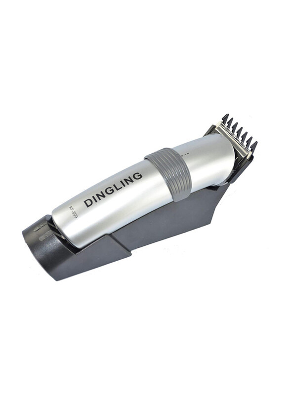 

Dingling Hair Clipper and Trimmer for Man, RF-609, Silver/Grey