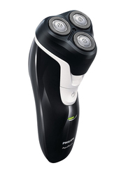 Philips AquaTouch Shaver Dry & Wet with Foam, AT610, Black