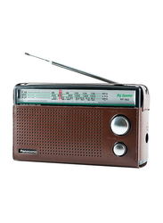Panasonic RF-562DGC1-K 3 Band Portable Radio, Brown