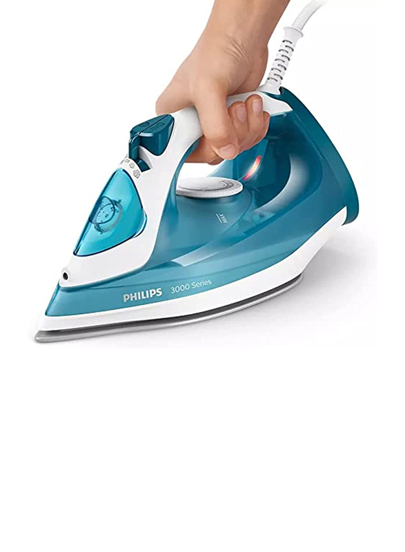 Philips 3000 Series Steam Iron, 2100W, DST3011/26, UAE Version, Blue