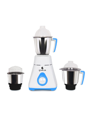 Gratus Mixer Grinder with 3 Strong Steel Jars and Powerful Copper Motor, 800W, GMG8003TI, White
