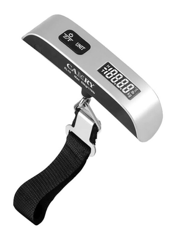 Camry Electronic Luggage Scale, EL-10, Silver/Black