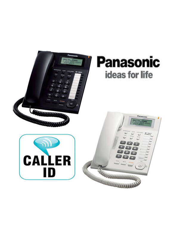 Panasonic Integrated Corded Telephone, White