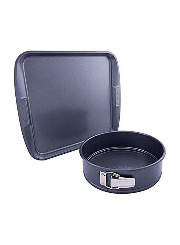 

Prestige 2-Piece Non-Stick Aluminium Bakeware Set, Grey