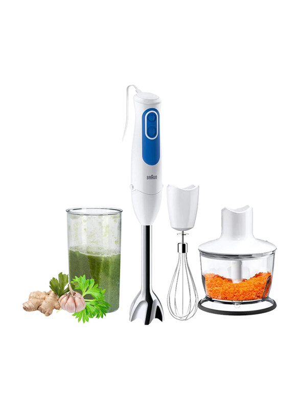 

Braun Hand Blender, 700W, MQ 3035, White/Blue