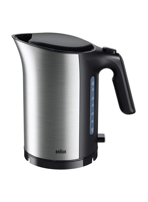 

Braun 1.7L Stainless Steel Electric Kettle, 3000W, WK 5110 BK, Black