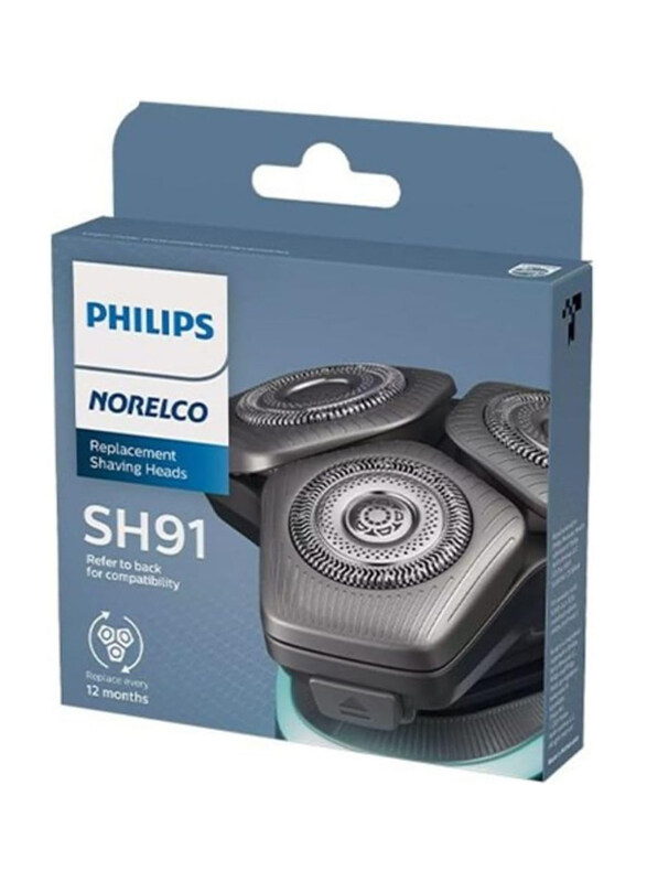 

Philips Norelco Series 9000 Precision Replacement Shaving Heads with Self-Sharpening Precision Blades, SH91/52, Multicolour