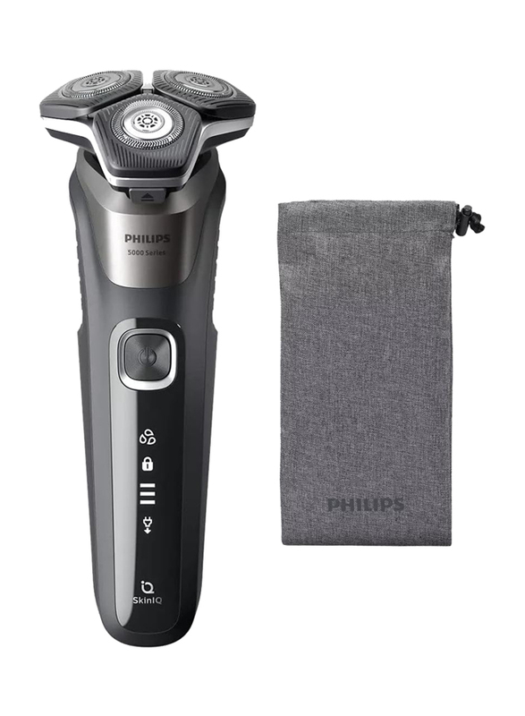 Philips Series 5000 Wet and Dry Electric Shaver, S5887/10, Black