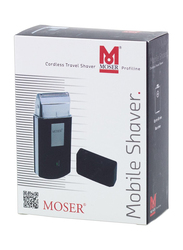 Moser Mobile Shaver Reiserasierer, Black/Silver