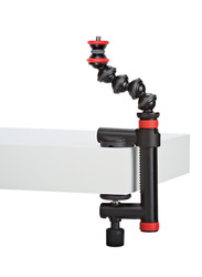 Joby Action Clamp & Gorilla Pod Arm for Action Cameras, Black/Red