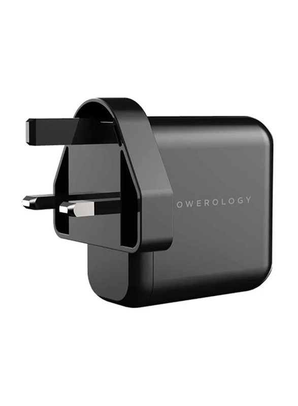 Powerology 65W Wall Charger, Black