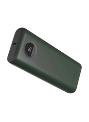 Powerology 20000mAh Compact Power Bank with Power Delivery 3.0, 30W, Green