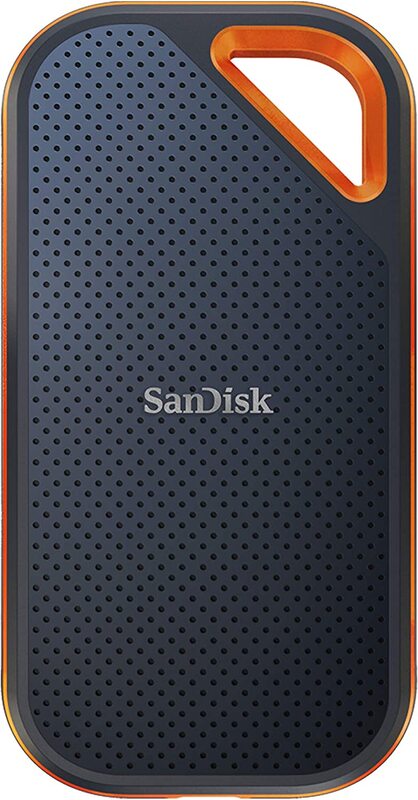 SanDisk Extreme Pro 4TB Portable NVMe Solid State Drive, USB C, up to 2000MB/s, Ruggedised and Water Resistant SDSSDE81 4T00 G25