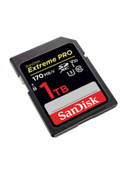 SanDisk 1TB Extreme Pro UHS-I SDXC Memory Card, 170MB/s, Black