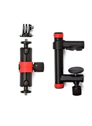 Joby Action Clamp & Locking Arm for Action Camera, Black/Red